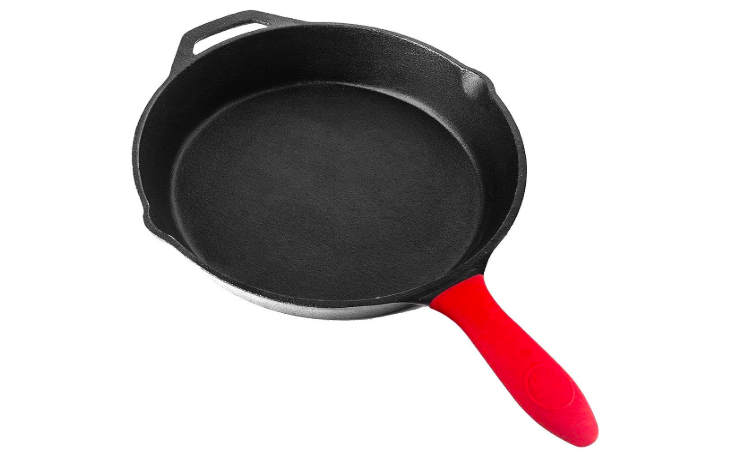 You can basically cook anything in a cast iron skillet, from steaks and gratins to cakes and galettes, and you can use them stove-top or in the oven. This pre-seasoned version makes it easy to take it out of the box and start cooking right away.Get it from Amazon for $19.99.