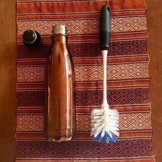 Bottle Brush 5 Pack Cleaner Set - Straw Cleaning Brush Long Water Bottle Scrub Brushes for Washing Baby Bottles, Infant Unisex, Size: One size, Blue