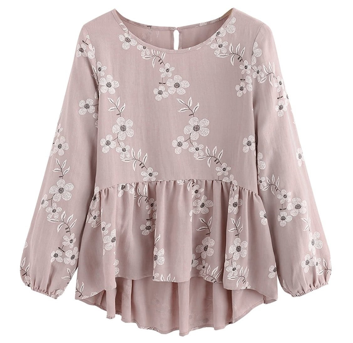 Promising review: "I am 5'9", long torso'd, and was pleasantly surprised that this was actually long enough for me. Normally, I wear a medium or large in tops and this fits like a loose-fitting top in my size. The color is a bit duller than I expected but it's fine. The fabric came very wrinkled but it's a bit of a stiff cotton feel, and I know they'll all come out once I've laundered it." —ReannenGet it from Amazon for $6.99+ (available in sizes XS-XXL and in 10 colors).