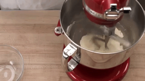 Creaming butter and sugar together helps add air to dough, thus making your cookies lighter. "If you don't cream your butter and sugar together for long enough, your cookies will end up dense," explains Bartone. A good rule of thumb is to cream your butter and sugar together until it lightens in color. This means that enough air has been sufficiently incorporated and generally takes about five minutes to achieve — so don't rush it.Learn more: How to cream butter and sugar together.