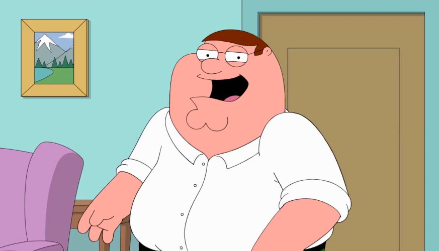 5. Peter Griffin, Family Guy. 