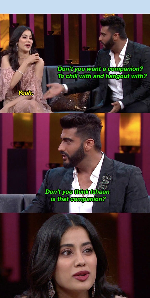 9 Weird And Adorable Moments From Janhvi And Arjun Kapoor's Episode On ...