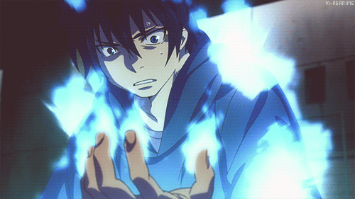The action in Blue Exorcist feels like it's being shot by someone with a handheld camcorder trying their hardest to keep steady. It's so damn good. It's extremely fast-paced, similar to the way the storyline is. There's rarely any dull moments.
