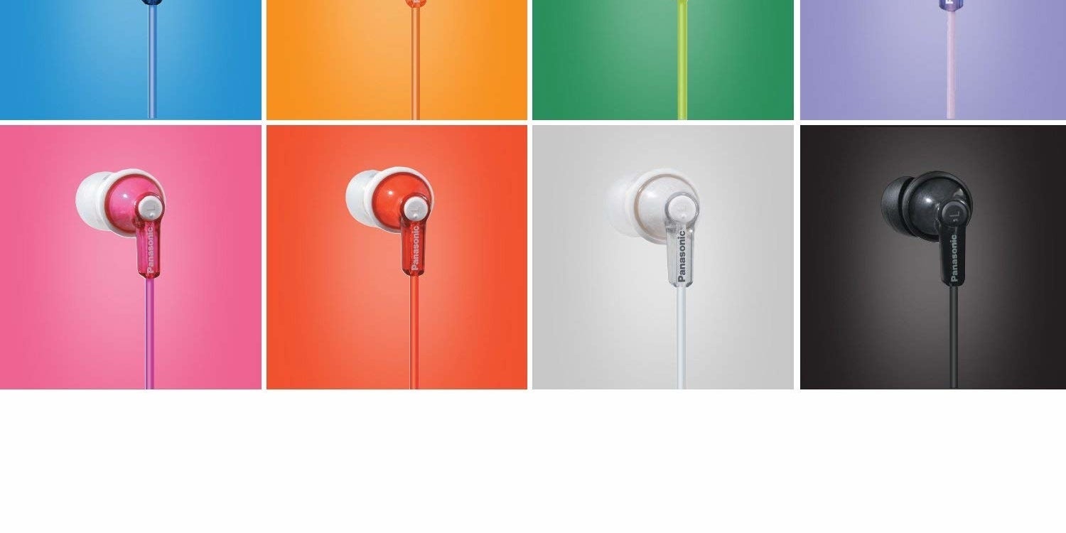 the earbuds in different colors