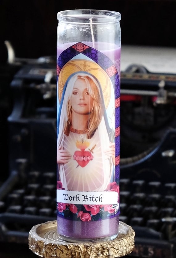 This candle is eight inches tall and can burn for up to 100 hours. Get it from The Eternal Flame on Etsy for $12.95 (available in three colors).