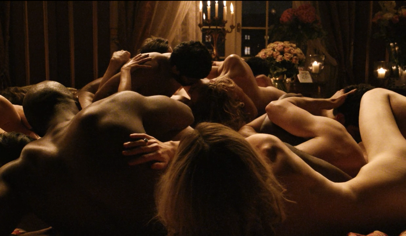 And of course, this orgy scene in the season finale of. 