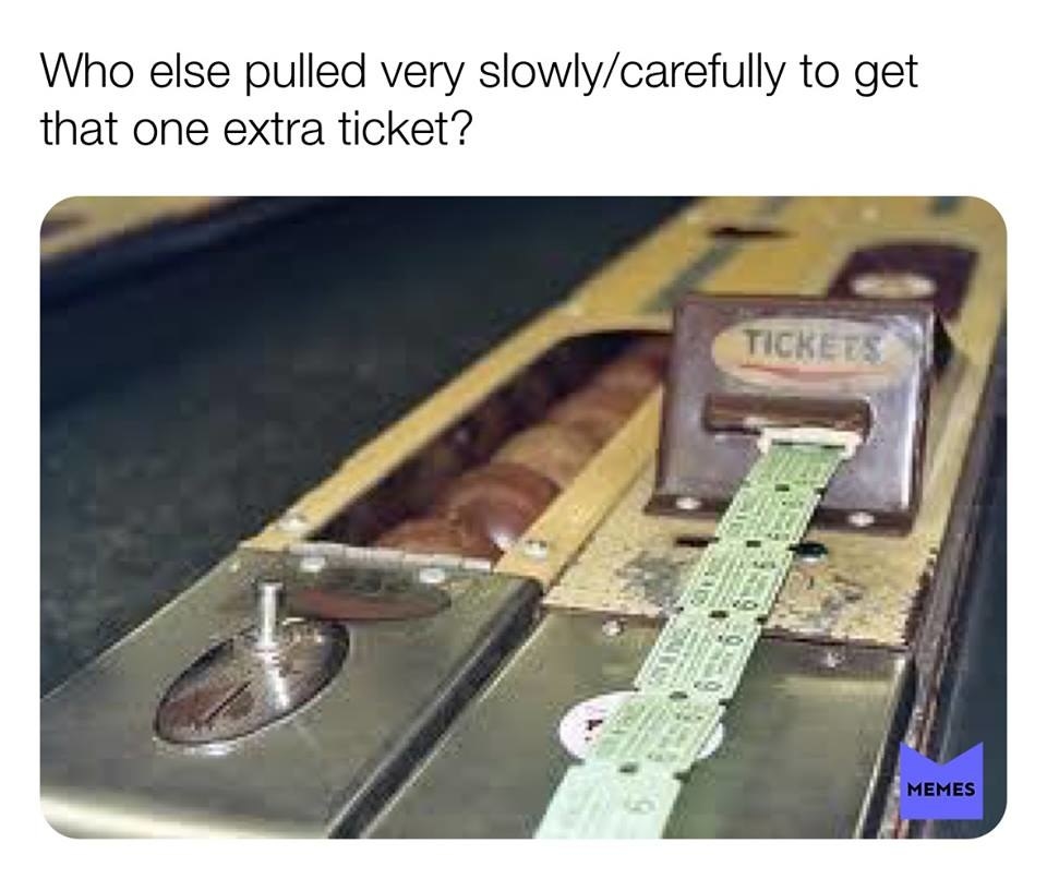Extra tickets. More tickets. Get the ticket meme.