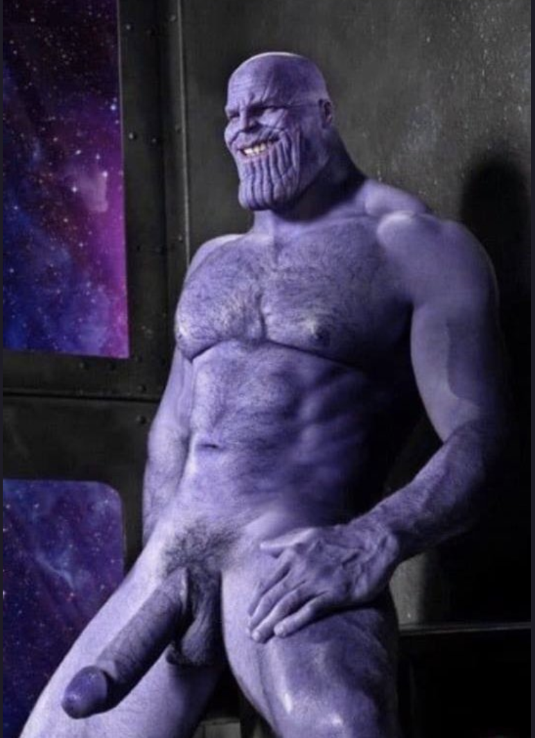 Thanos, nude. 
