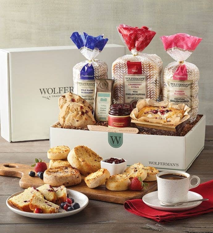 Morning Coffee & Muffin Gift Set - Gourmet Gift Baskets