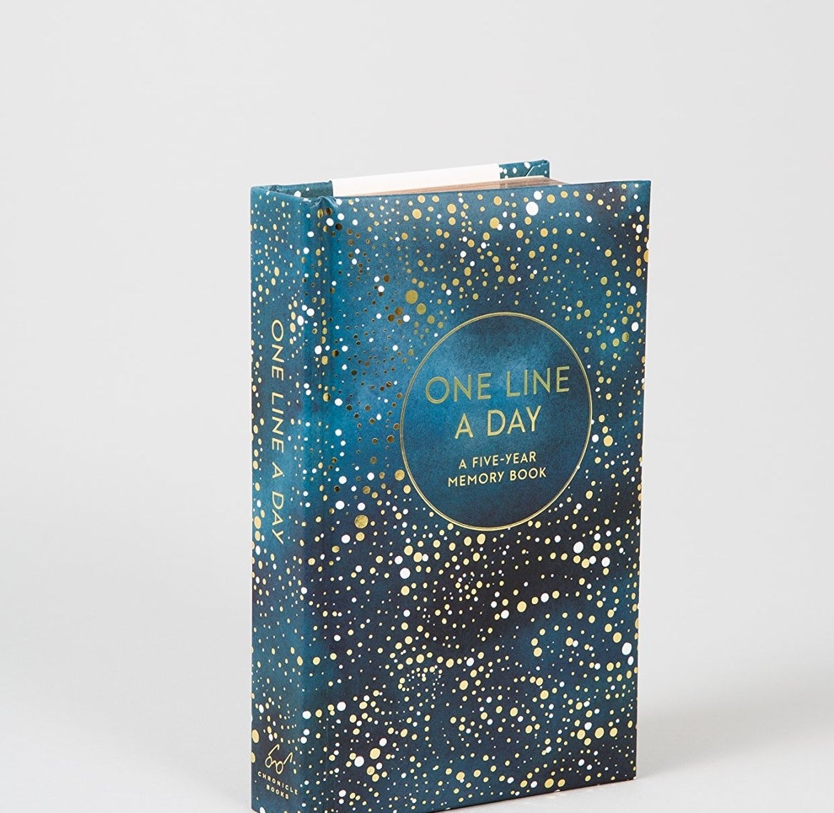 The journal with a star-like cover print
