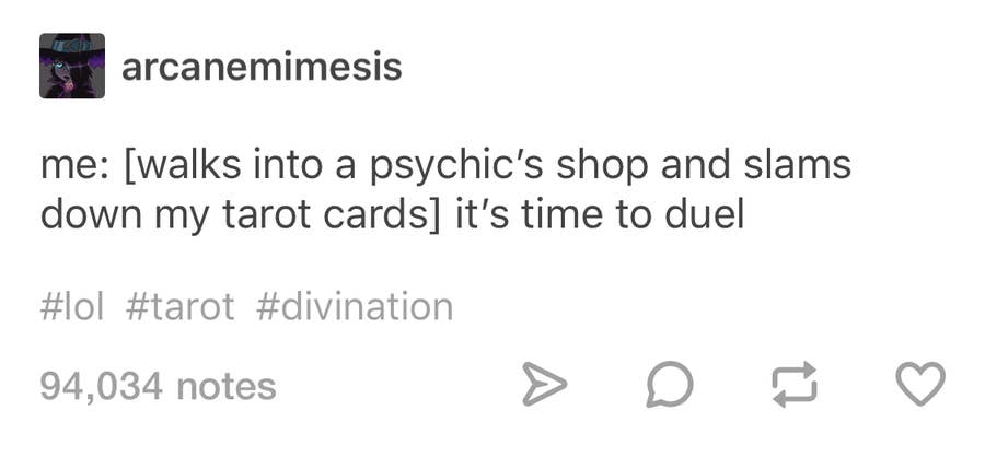 19 Funny Tarot Card Jokes Could i get a reading on my future, career and education wise. 19 funny tarot card jokes
