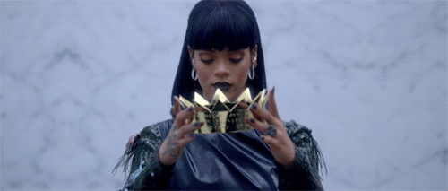 Nesses casos eu também gosto de imaginar que eu sou a Rihanna.