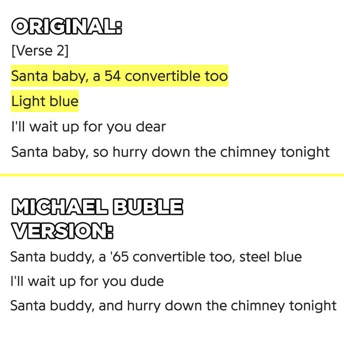 Michael Bublés Version Of Santa Baby Is Offensive To