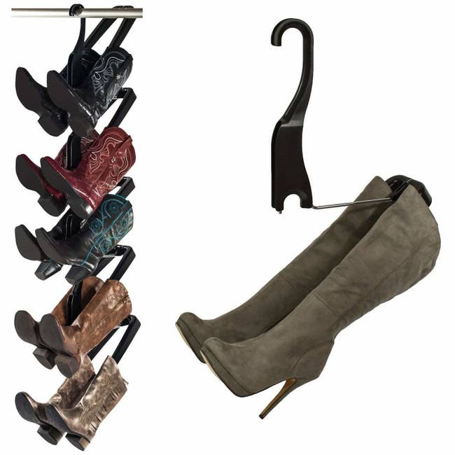 vertical hanger for knee-high boots
