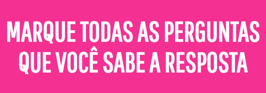 Responda estas perguntas aleatórias e diremos como seria um date com você