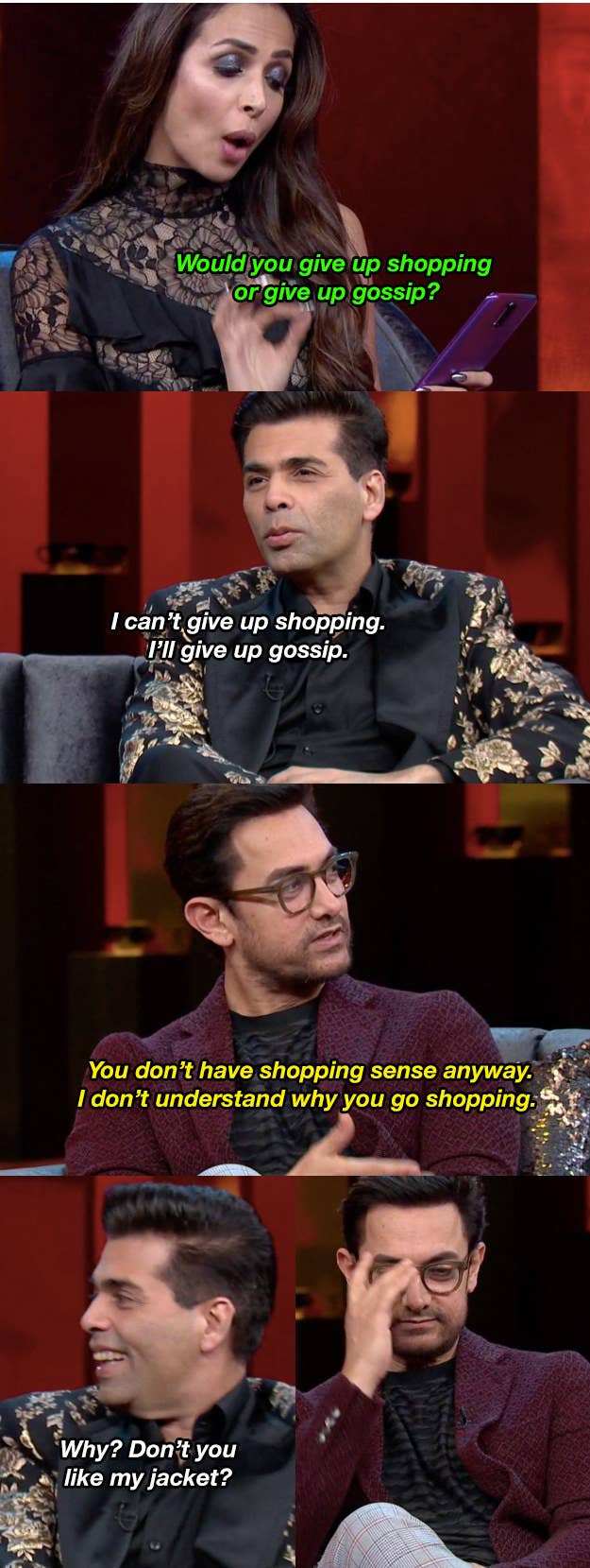 11 Awkward And Some Funny Moments From Aamir Khan S Episode On Koffee With Karan Mahhi vij reacts on her emotional bond with. funnyist