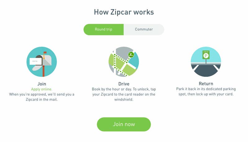 Zipcar also has commuter memberships, where you can get exclusive access to a Zipcar and parking spot from Monday through Friday. They also work with over 600 campuses to help out University students in need of some (affordable) wheels! Check out all the great deals at Zipcar.