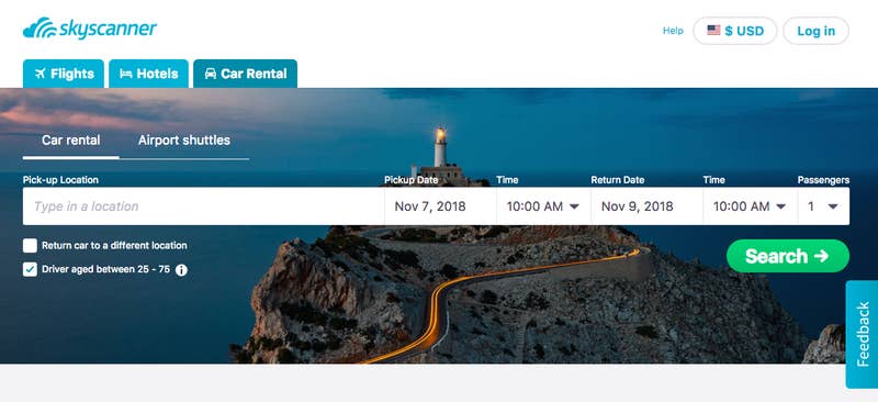 Skyscanner also helps you search for flights and hotels! And let me tell you, dear readers, I have used Skyscanner for booking several flights — it is truly a miracle. I once found a ticket to Dublin from New York for $232. Yeah. ALSO! Skyscanner offers airport shuttle prices and schedules, and helps you figure out how to go from destination to destination via shuttle bus! Pretty darn neat, if you ask me. Check out all the great deals at Skyscanner.