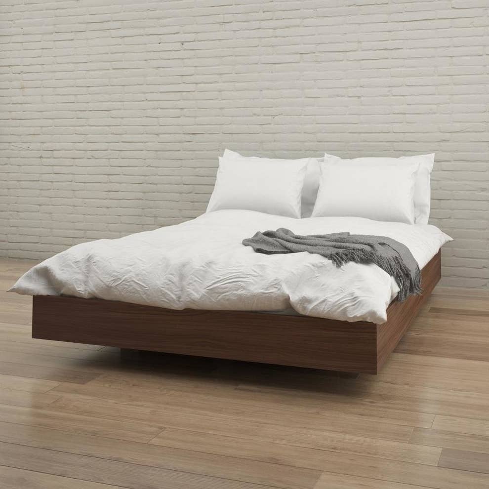 21 Bed Frames That Only Look, Upholstered Platform Bed Frame No Headboard