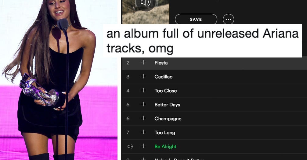 An Ariana Grande Fan Has Maybe Found Her Unreleased Album On Spotify