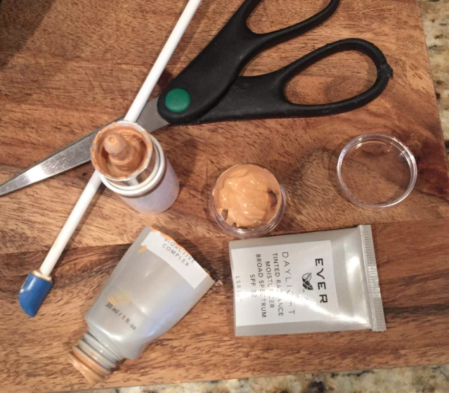 You can also use these for condiments and other beauty products! There are no limits for this glorious product. Get a two-pack from Amazon for $11.99. *And! Get a six-pack of tiny jars ($11.99) for any leftover makeup you scraped out of the original bottle.