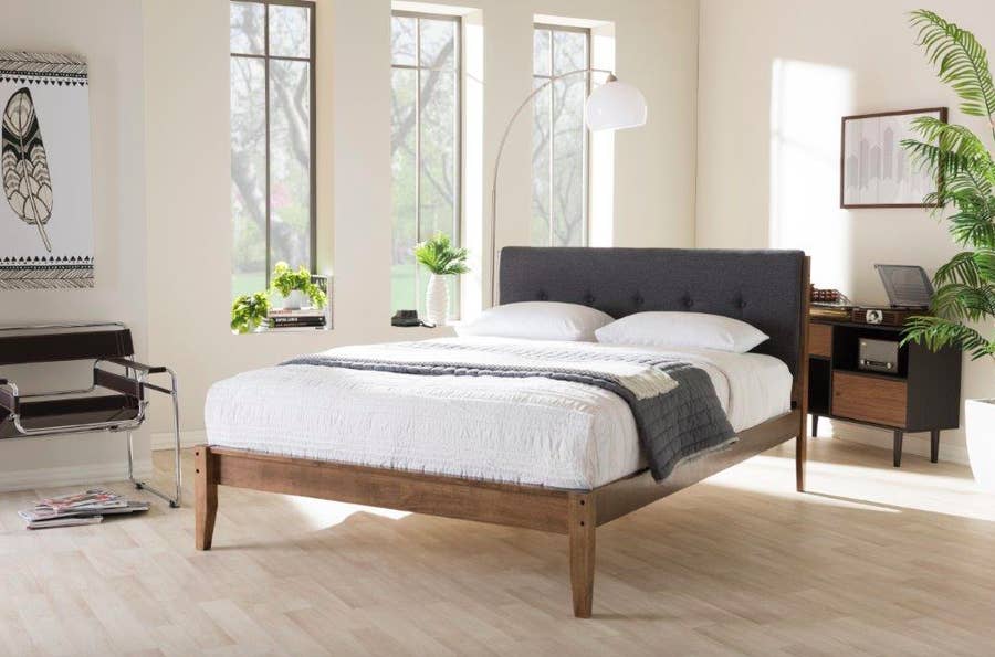 21 Bed Frames That Only Look, Queen Bed Frame With Headboard Black Friday