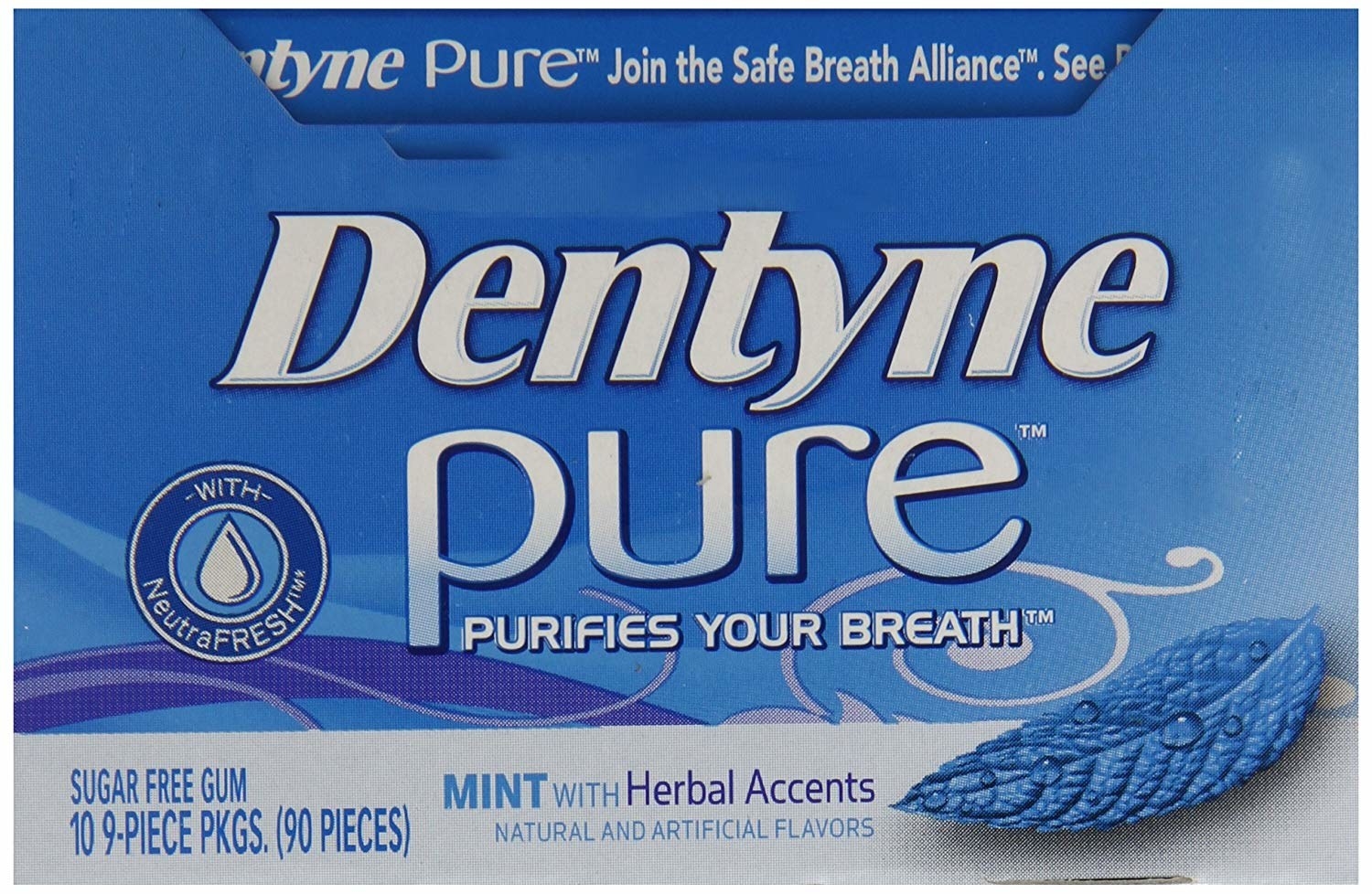 Promising review: "I found a pack of this in the grocery store and realized it's pretty fantastic. The flavor lasts for a VERY long time, and the liquid center really makes for fresh breath and gets rid of lingering food flavors. Plus, it doesn't get rubbery or taste awful after a while." —Chris Cardinal Get a pack of 10 from Amazon for $5.98.