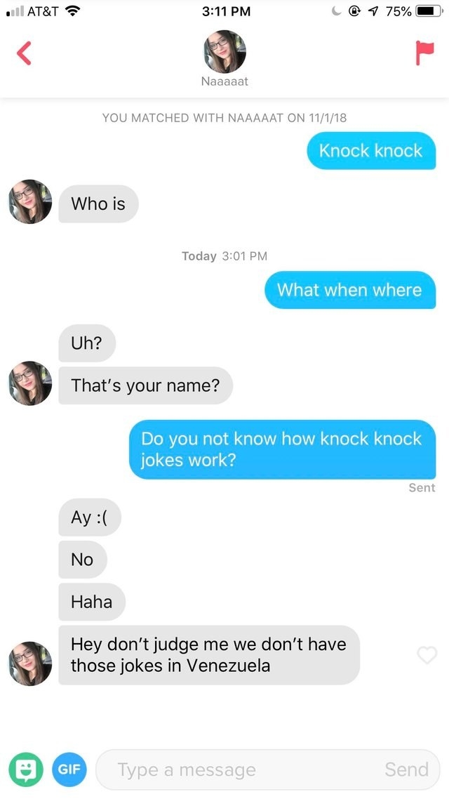 knock knock flirty jokes