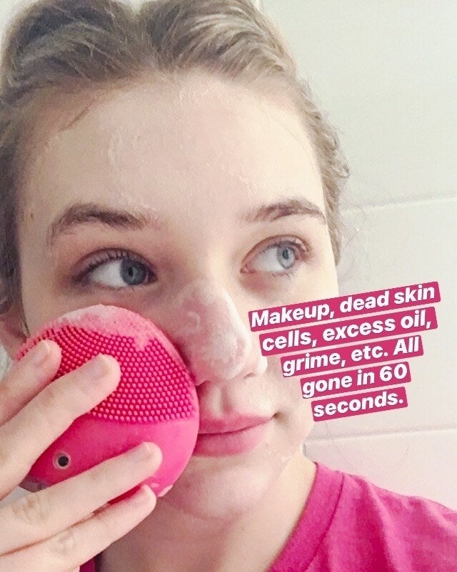 "The eight adjustable intensities of vibration only take 60 seconds to clean your entire face, no batteries needed!" —Maitland QuitmeyerCheck out this BuzzFeeder's full review here! Get it from Amazon for $139 (available in six colors).