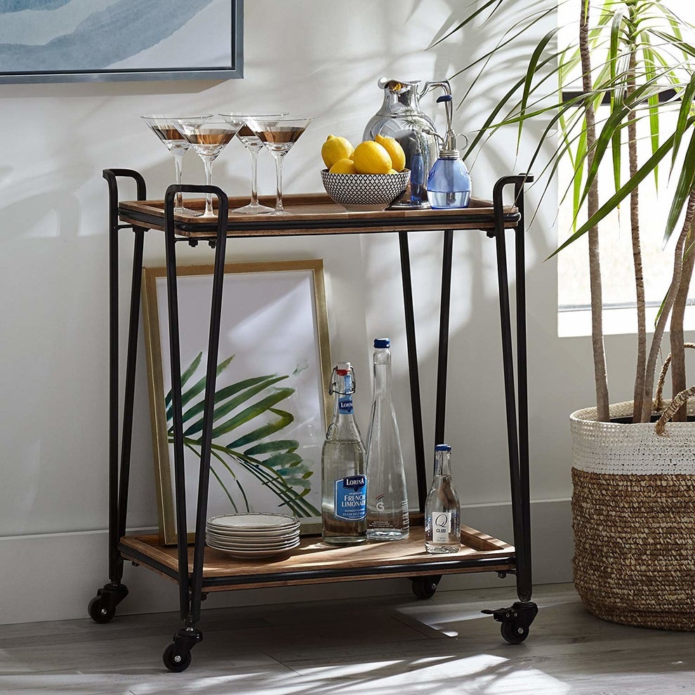 27 Ridiculously Good Looking Bar Carts That'd Look Fantastic In Your Home