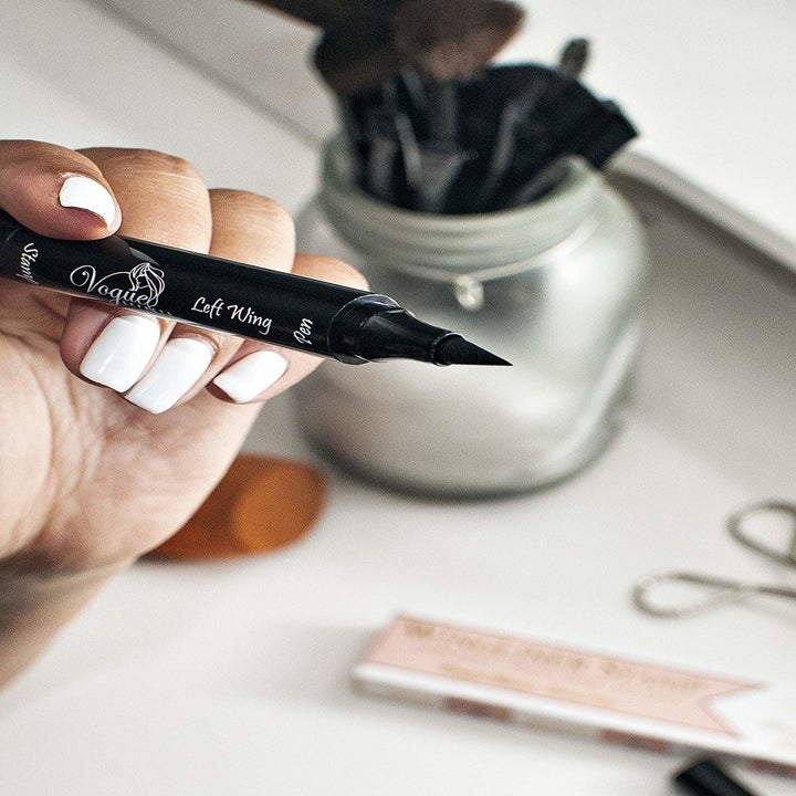 If You Hate Doing Winged Eyeliner You 100 Need This Cat Eye Stamp