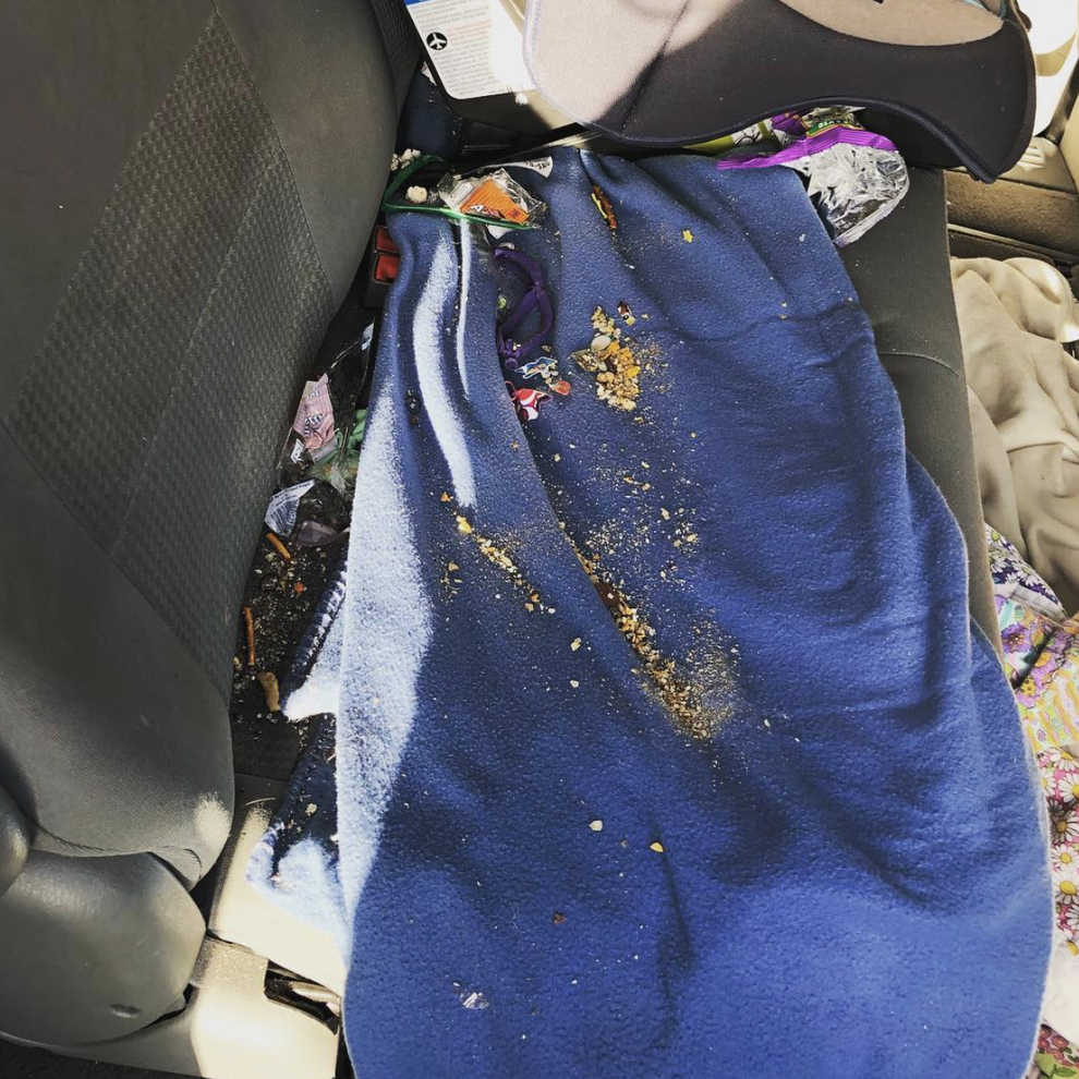 13 Horrifying Images Of What Lies Beneath A Child's Car Seat