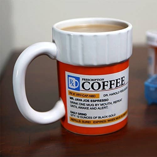 prescription coffee cup