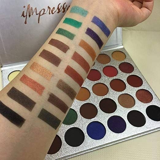 Includes an assortment of 35 mattes, pearls, and shimmers. Promising review: "This palette came quicker than I expected and the pigment shows up so well for me. I'm very impressed with the colors and how clean the palette itself came." —Sharonda LewisPrice: $9.88 (available in two colors)
