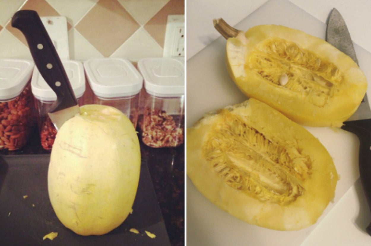 The Best Way To Cook And Cut Spaghetti Squash