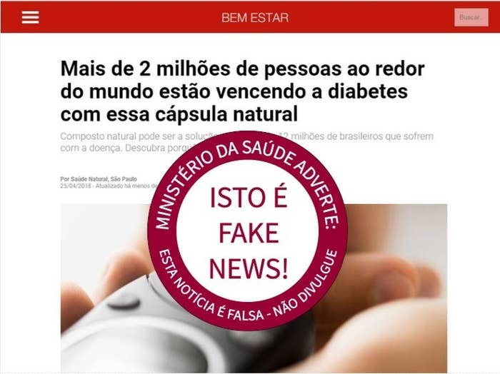 10 Fake News Sem O Menor Pé Nem Cabeça Desmentidas Pelo Ministério Da Saúde 5977