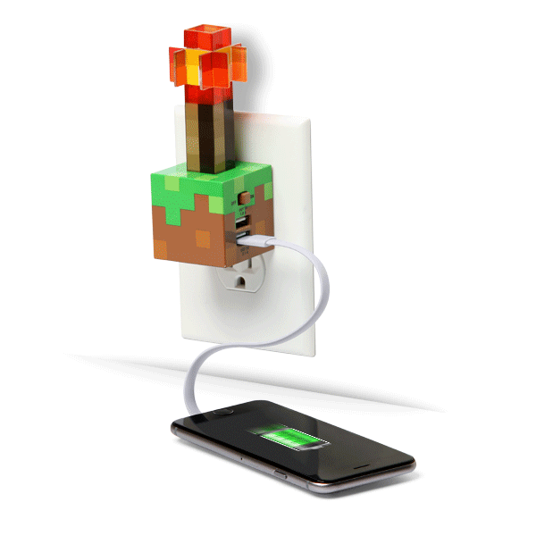 For those of you who don't know, the redstone torches in Minecraft are known for being powerful energy sources. You know who will know all about that? The gamer in your life, obvs. Treat them to this lil' charger combo for the holidays — it'll totally ~light up~ their life.Get it from ThinkGeek for $7.99.
