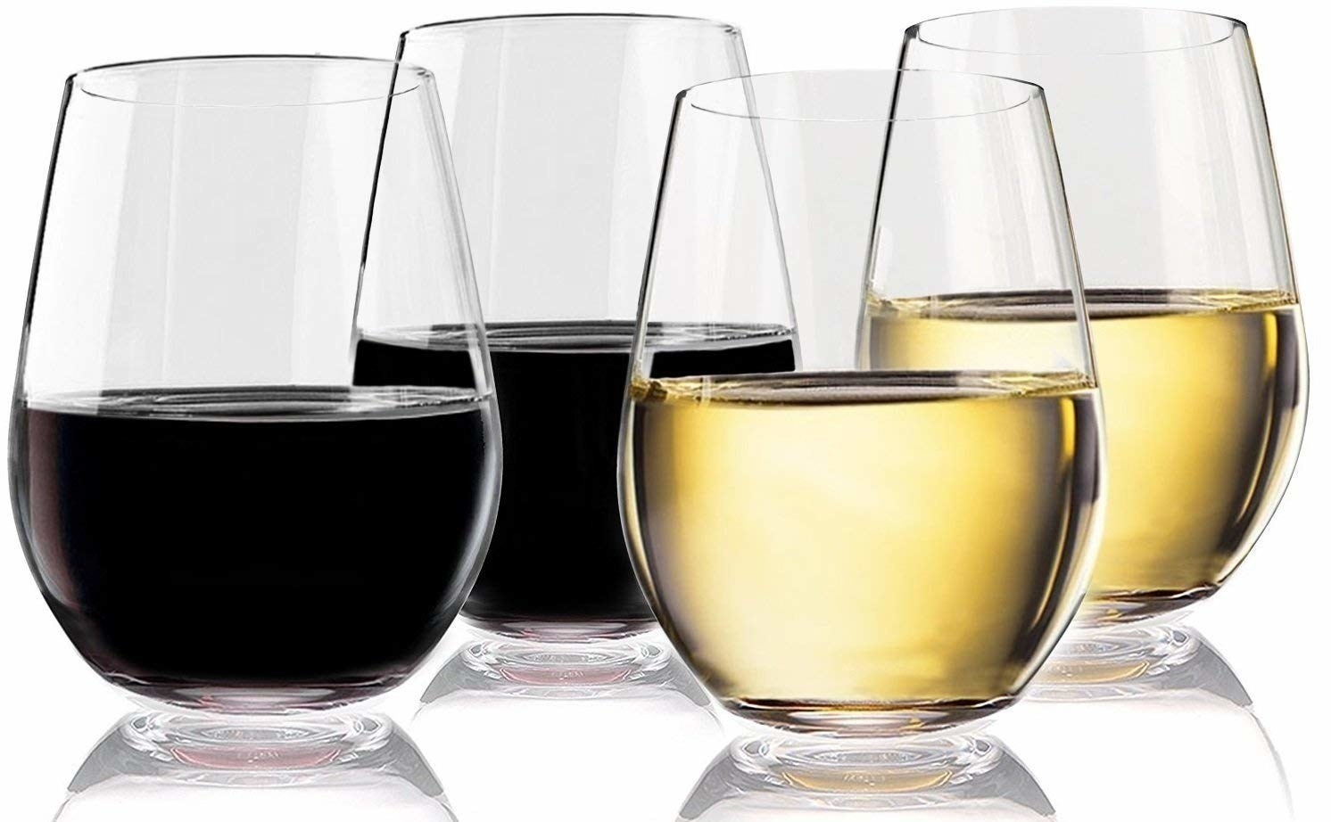 The wine glasses