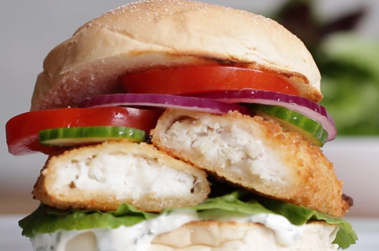 Cod Burger The Captain’s Cod Burger