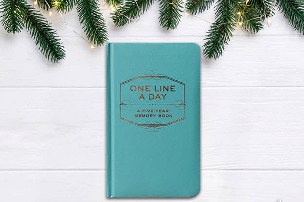 This is perfect for people who aren't big writers but like keeping a record of their precious memories in one place – they can see what they did on the same day for 5 years! It's perfect for stationery lovers who love sentimental gifts.Get it here from Amazon, £8.59