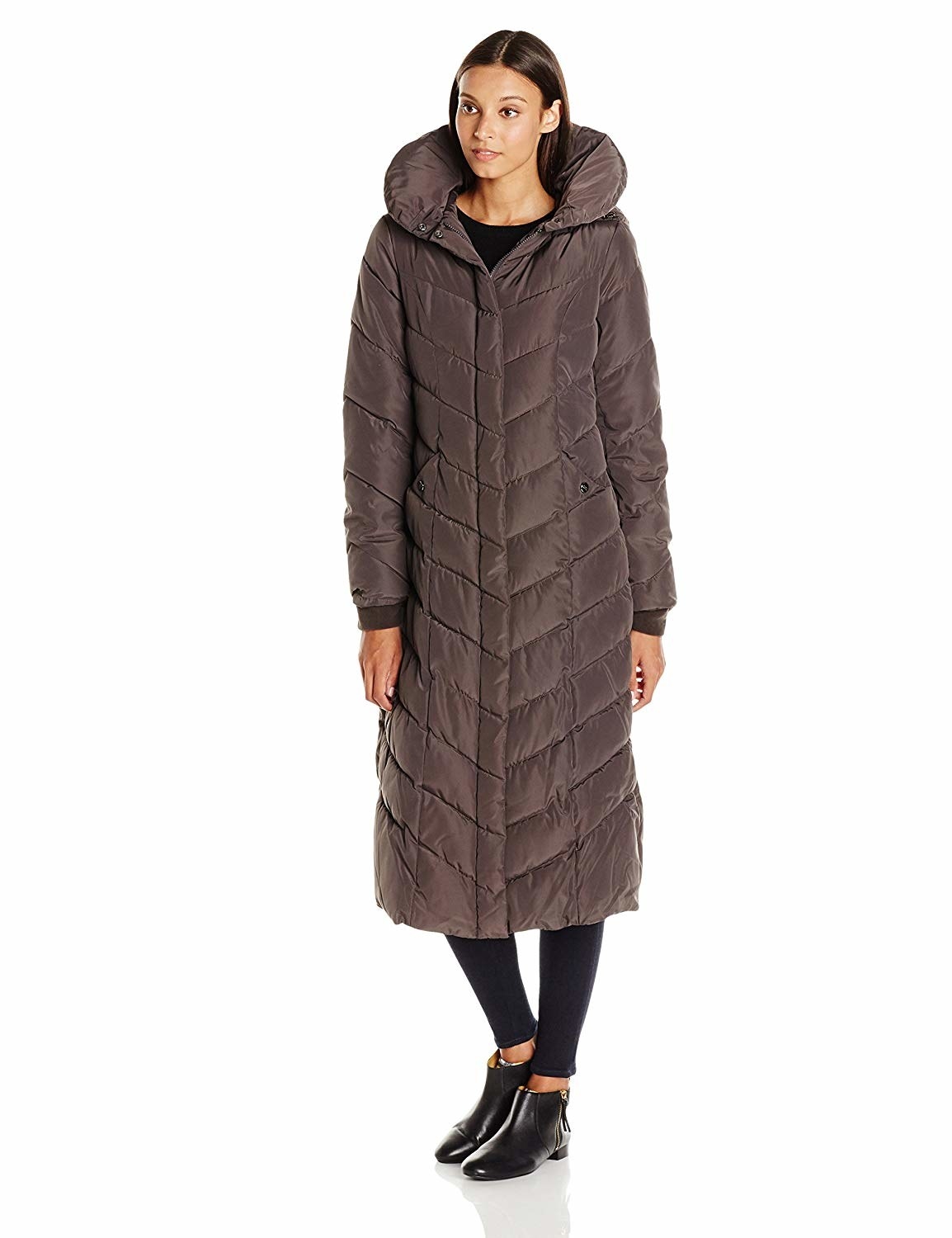 Women Ladies Winter Fleece Lined Parka Hooded Jacket Coat SIZE 6-20 PLUS SIZE UK 