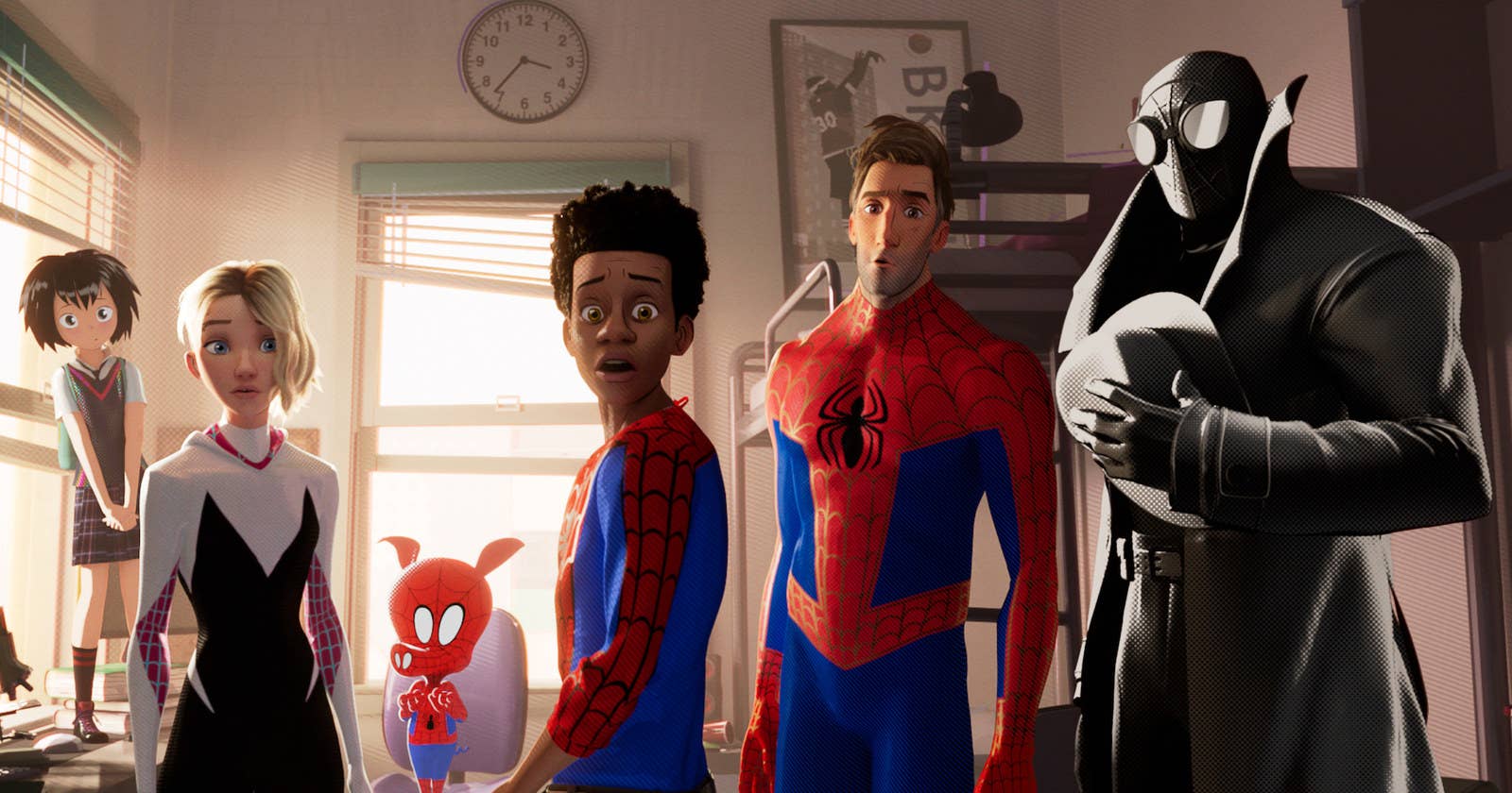 How Spider Man Into The Spider Verse Brought Miles Morales Gwen Stacy And Spider Ham Together