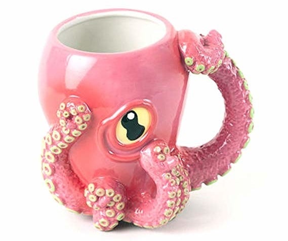 octopus-theme coffee mug