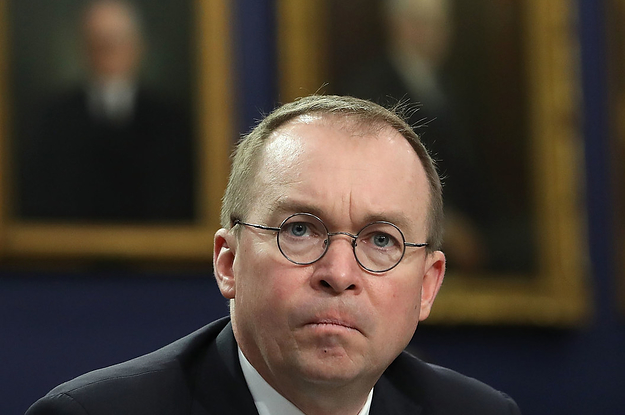 Trump Has Named Mick Mulvaney Acting White House Chief Of Staff