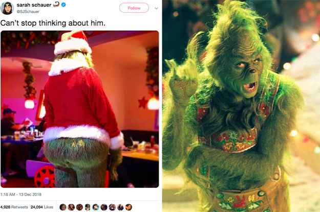The worst. — You're a thicc one, Mr Grinch