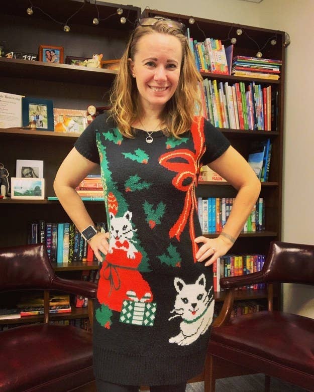 white christmas dresses Cat What - Christmas Tree main image 1