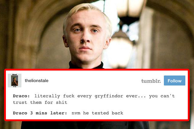 21 Things Draco Malfoy Should've Said In "Harry Potter"
