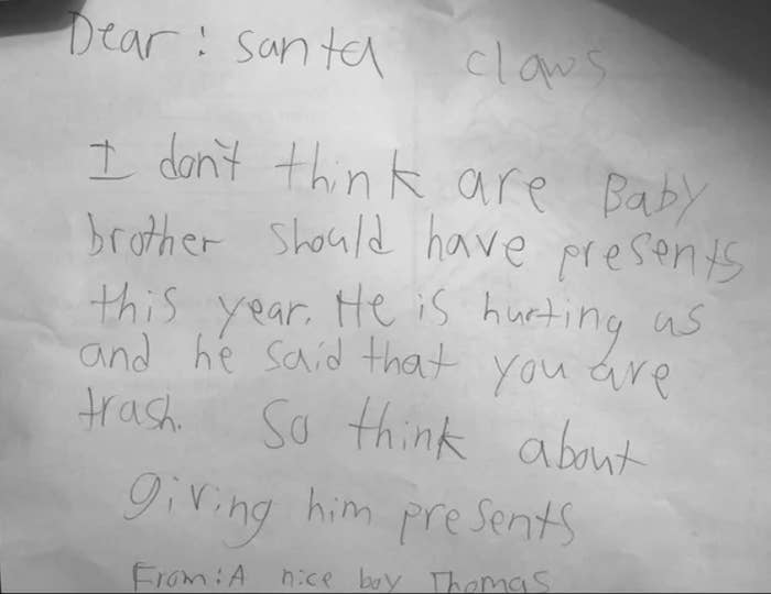 17 Santa Letters That Are Petty, Savage, Hilarious, And Downright  Eye-Opening