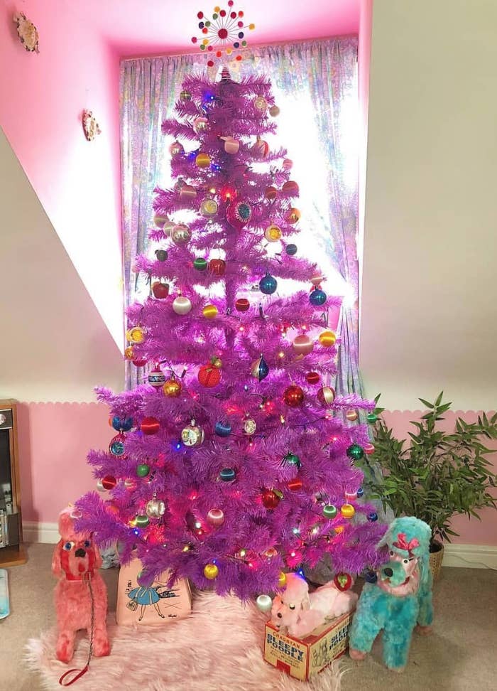 Aesthetic Purple Christmas Lights - The Best Home Design