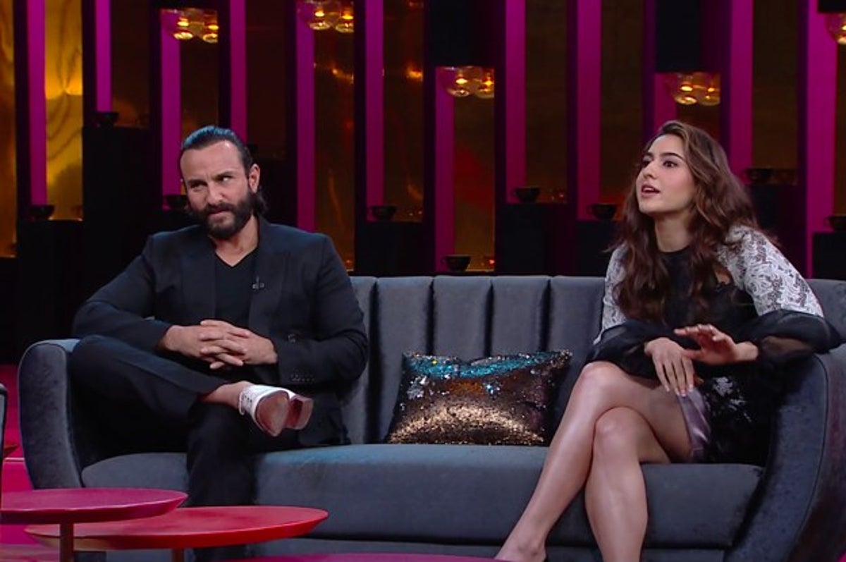 1200px x 797px - 16 Hilarious Moments From Saif And Sara Ali Khan's Super Candid Episode Of  \
